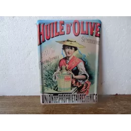 TOLE HUILE D'OLIVE  21CM X15CM