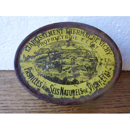 BOITE PASTILLES  VICHY-ETAT 7CM X5.50CM