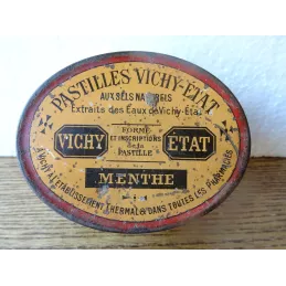 BOITE PASTILLES  VICHY-ETAT 7CM X5.50CM