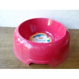 GAMELLE POUR CHIEN  ANTI- DERAPANT DIAMETRE 16CM ROUGE