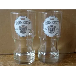 2 VERRES RONRICO 27CL HT 13.80CM