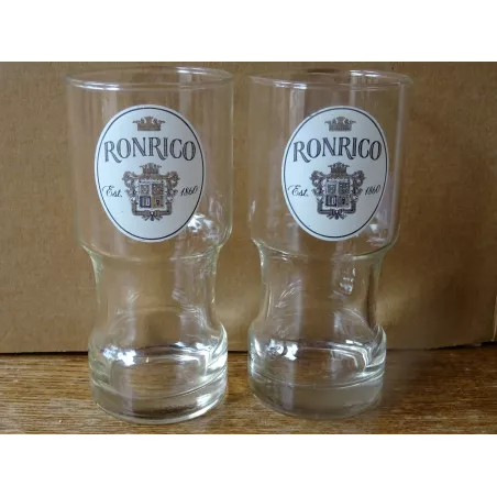 2 VERRES RONRICO 27CL HT 13.80CM