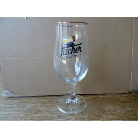 6 VERRES FISCHER  TRADITION 25CL HT 17.30CM