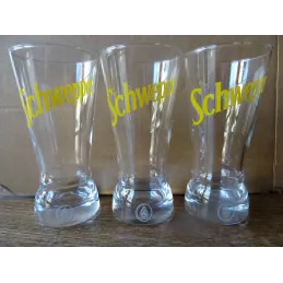 3 VERRES SCHWEPPES HT.15CM N° 608