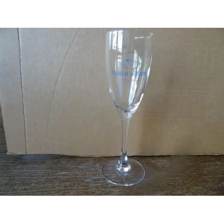 6 FLUTES CHAMPAGNE  CHATEAU DE BLIGNY 10CL  HT 18.40CM