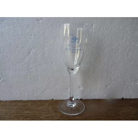 5 FLUTES  CHAMPAGNE CHARLES DE CAZANOVE 10CL HT 18.30CM