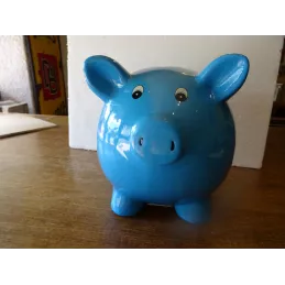TIRELIRE COCHON EN CERAMIQUE  21CM X 27.50CM