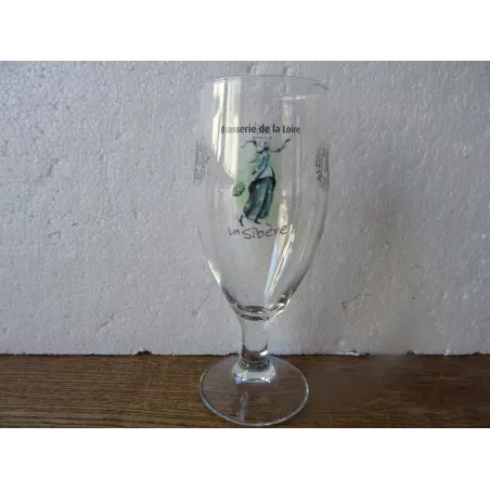 6 VERRES  BRASSERIE  DE LA LOIRE  25CL HT 17.50CM