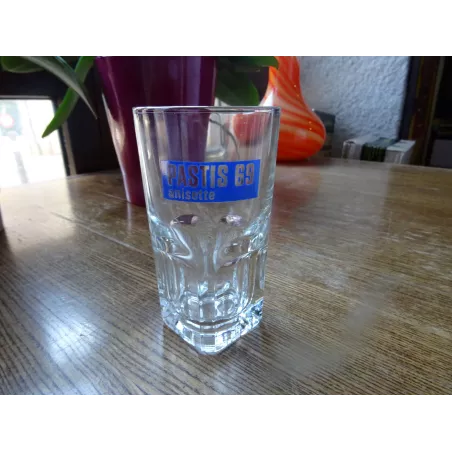 6 VERRES  PASTIS 69 ANISETTE  HT 10.60CM