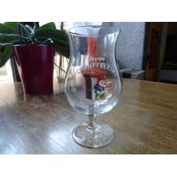 1 VERRE  FIER D'ETRE CHOUFFELEIR  25CL  HT 15.40CM