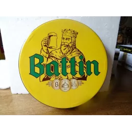 PLATEAU  BATTIN  EN TOLE  DIAMETRE 34CM