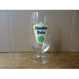 1 VERRE STAUFEN BRAU  25CL HT 13.70M