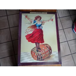 TOLE BRASSERIE KARCHER  40CM X30CM  EDITIONS CLOUET  ANNEE 2005