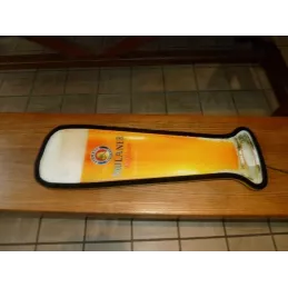 ENSEIGNE PAULANER  EN FORME DE VERRE  60CM X18CM