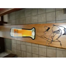 ENSEIGNE PAULANER  EN FORME DE VERRE  60CM X18CM