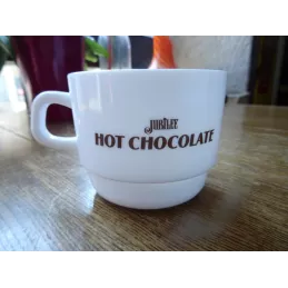 1 TASSE CHOCOLAT FOLLIET  EN ARCOPAL 20CL HT 7CM