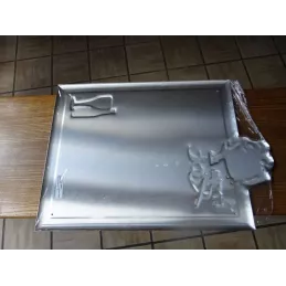 ARDOISE EN TOLE  BRUGSE ZOT  50CM X 34.50CM