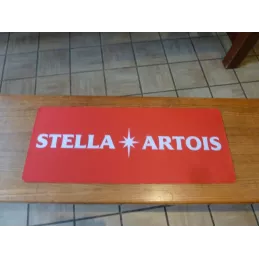 TAPIS  STELLA ARTOIS  EN MOUSSE  52CM X21CM