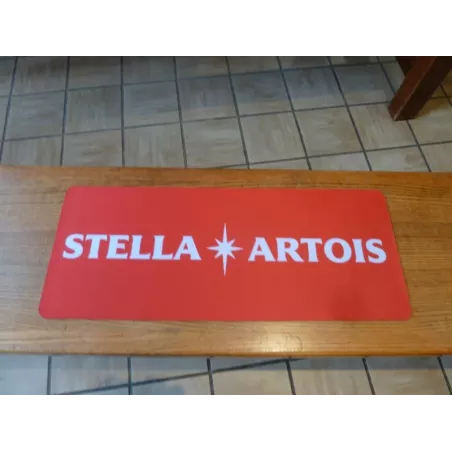 TAPIS  STELLA ARTOIS  EN MOUSSE  52CM X21CM