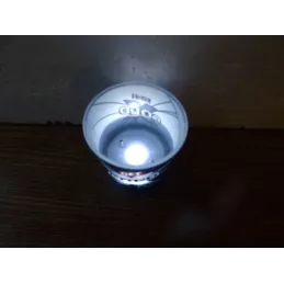 6 SHOOTERS  GET/GOLD  A LED  6CL HT 6.10CM