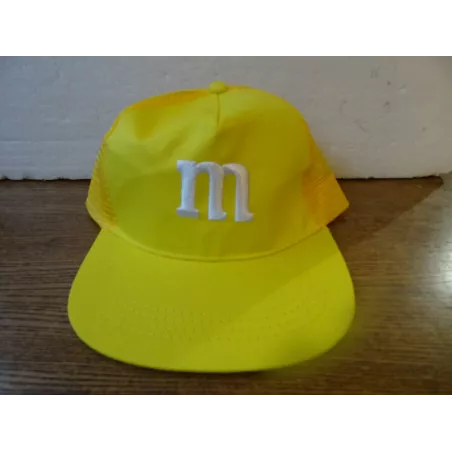 1 CASQUETTE M&M'S JAUNE