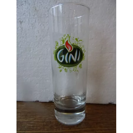6 VERRES GINI  22CL HT.15.20CM
