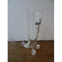 1 VERRE CORNE CARLSBERG  ELEPHANT BEER HT 17.20CM