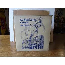 BOITE PRESENTOIR  NESTLE  27CM X 16CM  HT 27CM ANNEE 1930/1935