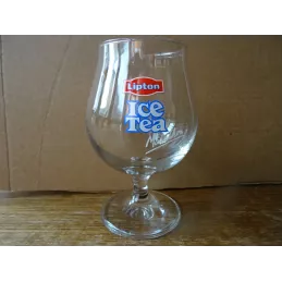 4 VERRES LIPTON ICE TEA  MARATHON 33CL  HT 15CM