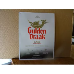 TOLE GULDEN DRAAK  40CM X30CM