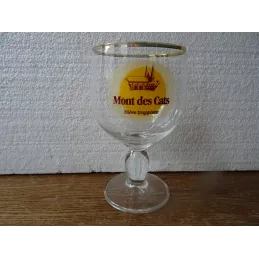 1 VERRE MONT DES CATS BIERE TRAPPISTE 33CL HT 16CM