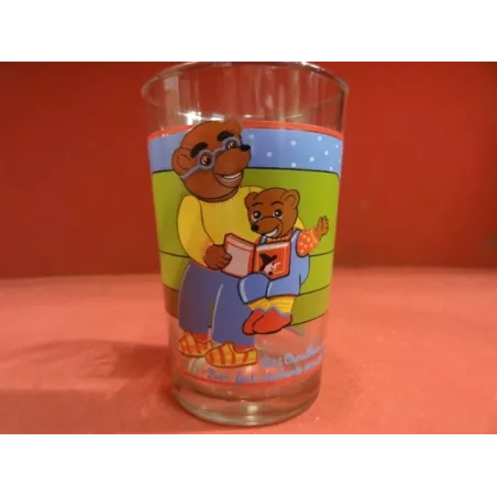 1 VERRE A MOUTARDE PETIT OURS BRUN 