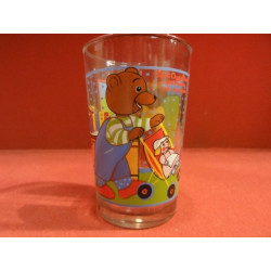 1 VERRE A MOUTARDE PETIT OURS BRUN 