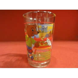 1 VERRE A MOUTARDE PETIT OURS BRUN AMORA