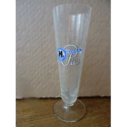 1 FLUTE HANSA  PILS 25CL EMAILLEE  HT 20.60CM