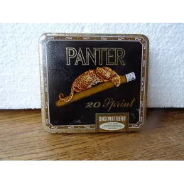 BOITE CIGARES PANTER  9CM X8.50CMX1.50CM