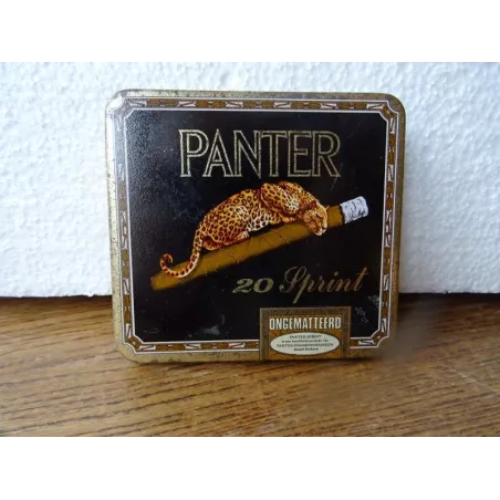 BOITE CIGARES PANTER  9CM X8.50CMX1.50CM