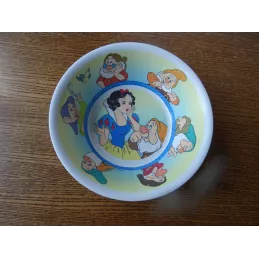 MINI BOL  BLANCHE NEIGE  ET LES 7 NAINS  DIAMETRE 14CM