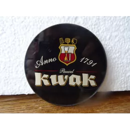 KWAK   PETIT ROND DE DEVANT DE POMPE A BIERE  DIAMETRE 8CM