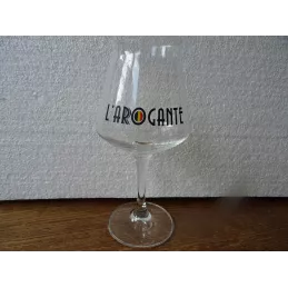 1 VERRE L'AROGANTE 25CL  HT 20CM
