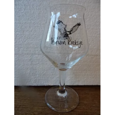 1 VERRE  BRUIN KIEKSJE 25CL HT 18.80CM