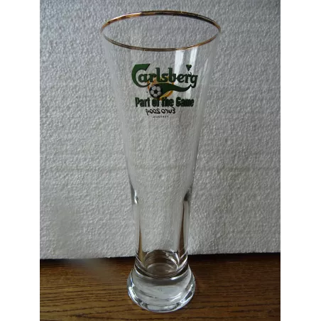 1 VERRE CARLSBERG  25CL  EURO 2004 PORTUGAL HT 20CM