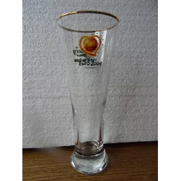 1 VERRE CARLSBERG  25CL  EURO 2004 PORTUGAL HT 20CM