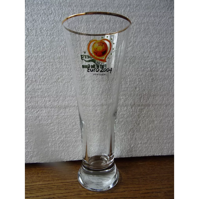 1 VERRE CARLSBERG 25CL EURO 2004 PORTUGAL HT 20CM