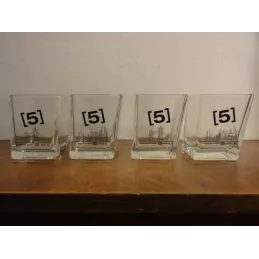 4 VERRES WHISKY LABEL 5