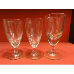 3 VERRES ABSINTHE