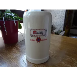 CHOPE MUTZIG 1 LITRE HT 18.50CM  LES YEUX NOIRS