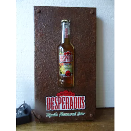 ENSEIGNE  DESPERADOS A LEDS 40CM X20CM