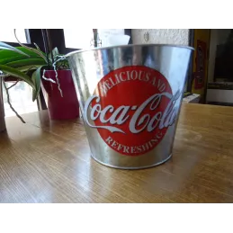 SEAU  COCA-COLA  DIAMETRE 20CM HT16.50CM