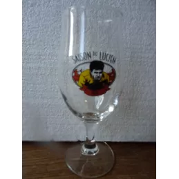 1 VERRE SAISON DU LUCIEN  33cl HT 20.40CM ( CYCLISTE LUCIEN VAN IMPE)